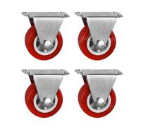 4Pcs Furniture Caster 1/1.25/1.5/2 Inch Universal Wheel Swivel Roller Para el Hogar y la Oficina(4Pcs-Fixed A,1.25 inch)