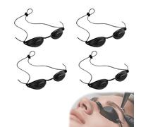 4Pcs Gafas LPL, Gafas de Bronceado Gafas de Solarium Seguridad de la Protección Gafas de Bronceado Ajustables Protector Ocular UV para la Terapia de Rayos Infrarrojos UV IPL Tratamientos de Belleza