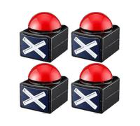 4pcs Game Buzzer,game Buzzer Alarm Sound Play Button with Light Trivia Quiz Got Talent Buzzer Game