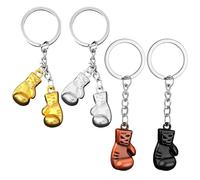 4Pcs Guantes De Boxeo Llavero, Creativo Mochila Decoración Cole, Accesorios Clave para La Perdida De Almacenamiento, Regalos para La Aptitud De Lucha De Los Aficionados.