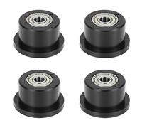 4PCS Gym Machine Roller Wheels 42mm Universal Metal Bearing Polyurethane Roller Wheels for Exercise Fitness Equipment and Garage Door Systems