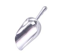 4PCS Heavy-Duty Thickened Alloy Ice Scoop Shovel With Deep Wide Arc Body For Crushed Candy Nuts Beans Rice Flour Buffet para Harina, Comida, Frijoles
