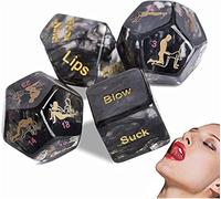 4pcs Juegos para Parejas, romántico y Exquisito Juego de Dados Juguetes pequeños - Regalos Divertidos - Citas de Pareja