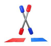 4pcs Juguetes para Exteriores para niños, 56.3x6.7 Pulgadas inflables PVC Pugil Pugil y 19.7x18.9 Pulgadas de Piso, Juegos Reutilizables de Juguetes de Batalla de la Piscina para niñas para niños ADU