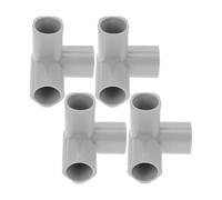 4PCS Juntas En Forma De T para Parque Infantil De Bebé, 3 Vías Conectores De Repuesto para Parque Infantil De Bebé De Accesorios Infantiles para Patio Juegos