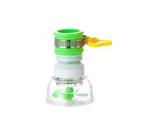 4PCS Kitchen Anti-Splashing Faucet Can Rotate Extend The Filter Home Universal Water Multifunction Wash Basin Shower Para Cocina(Green)