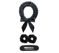 4PCS Kits De Rizadores De Cabello De Tela Reutilizables Herramienta De Peinado Sin Calor Para Apariencia Natural Rodillo De Cabello De Uso Diario Para Rizar Suavemente Durante La Noche Para Cabello