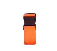 4Pcs Luggage Safe Strap One Word Buckle Baggage Packing Belt Adjustable Nylon Suitcase Accessories Anti-Lost Tying Rope para Bolsos(Orange)
