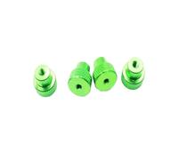 4pcs M3 Aluminio Flange Lock Nuts con Nylon Insert - Nuts de Auto-Lock de Colores para Modelos RC, Drones y proyectos de DIY Compatible con 3mm Fasteners(Green)
