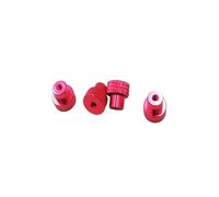 4pcs M3 Aluminio Flange Lock Nuts con Nylon Insert - Nuts de Auto-Lock de Colores para Modelos RC, Drones y proyectos de DIY Compatible con 3mm Fasteners(Pink)