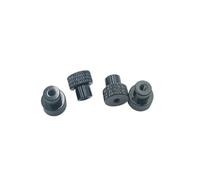 4pcs M3 Aluminio Flange Lock Nuts con Nylon Insert - Nuts de Auto-Lock de Colores para Modelos RC, Drones y proyectos de DIY Compatible con 3mm Fasteners(Black)