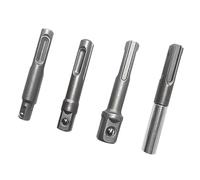 4pcs Más Accesorio Herramienta Alimentación Del Adaptador Extensión Hexagonal Extensión Para Cualquier Taladro O Controlador Mano Con Adaptador Zócalo Hexagonal Acero