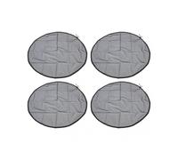 4pcs Mesh Cover for Rain Barrels with Drawstring Water Collection Buckets Tank Protector Bucket Netting Screen Cover 37.4 Inches