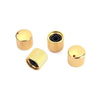 4pcs Metal Dome Top Tomba Top Volúmenes Bajo Volúmenes Tono Pandillas Potentiómetro Partido Guitarra Guitarra Volúmenes Tono
