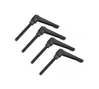 4PCS Metal Machine Knobs Adjustable Fixing Handles M8 Male Thread 60mm Durable Replacement Parts for Machinery Equipment