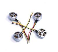4pcs Micro 1103 Motor sin cepillo 15000KV 1S-2S 3.7V 7.4V Motor de alta velocidad para el modelo del avión del avión del drone RC