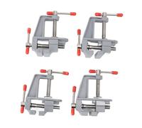4PCS Mini Jeweler Table Clamp, Portable Work Small Bench Vise, Vise Set, Portable Bench Jig for Precision Crafts and Electronics