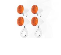 4PCS Motorcycle 39mm/41mm Fork LED Turn Signal Front Rear Light Indicator Lamp For Harley For Sportster XL For Dyna Bobber,conducción Segura