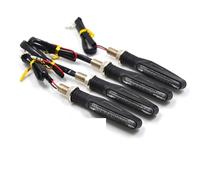 4Pcs Motorcycle LED Turn Signals Light Amber Blinker Light Stop Signal Lamp Motorcycle Turn Signal Indicators Light,conducción Segura
