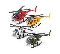 4pcs New Childrens Helicopter Toy Alloy Airplane Model Military Ornaments Boy Toy Taxiing Simulation Helicopter Christmas Gift