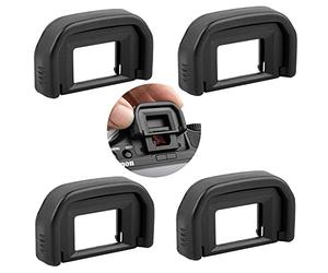 4pcs Ocular Del Visor De La Cámara Experiencia De Disparo Estable Ocular De Cámara Canon Adecuado Para Canon Eos 300D 350D 400D 450D 500D 550D 600D 1000D 1100D 700D 100D Canon Digital Rebel Xsi Xti Xs