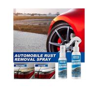 4pcs Ouhoe Iron Powder Remover, OUHOE Car Rust Remover Spray, Multi-Purpose Rust Remover Rust Inhibitor Derusting Spray, for Rust Removal of Various M