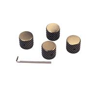 4pcs Pandillas Velocidad Reemplazo Color Bronce Metal Botones Botones Pandillas Control Tono Para Accesorios Bajo Guitarra Eléctrica