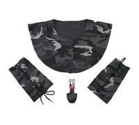 4pcs Parrot Anti-Scratch Shoulder Protector Hang Bird Anklet Toys Multi-Functional Pet Diaper Shawl for Small Medium Parakeets