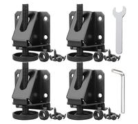 4Pcs: patas ajustables de nivelación para muebles con tuercas y tornillos adecuados para armarios, mesas y bancos de trabajo