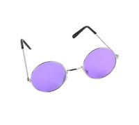 4pcs Peace Sign Set Necklace Pendant Colorful Hip Earrings Fashion Glasses for Party Carnival Cosplay