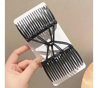 4PCS Peine Del Pelo De La Magia Creativa De La Vendimia, Diapositivas De Los Peines Del Pelo Para Las Mujeres, Peine Del Pelo De Los Clips Para Las Muchachas (Black)