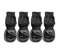 4pcs Pies De Perro Cubierta Zapatos Protectores para Mascotas con Patrones Patas Perros Botines con Patrones Patas Calcetines Perros Pavimento Caliente