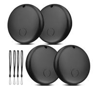 4PCS Pixelure Smart AirTracker Tag Android Smart Tag, Localizador de Objetos Bluetooth Finder Tracker Localizador Bluetooth Compatible con Google Find Hub App, Impermeable Rastreador para Llaves