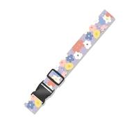 4Pcs Polyester Fibre Luggage Buckle Strap Adjustable Anti-Theft Baggage Tie Down Belt Anti-Lost Elastic Suitcase Belts Travel Props para Bolsos(Color 18)