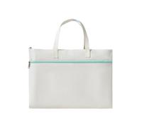 4pcs Portable Zipper Oxford Cloth Waterproof Art Storage Bag Large Capacity Documents Students Business Para Escritorio