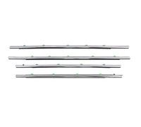 4PCS Premium Car Door Window Weatherstrip For CRV 2011 2016 Made Of Abs And Rubber Ensures Quiet Driving Experience With Direct Replacement Design