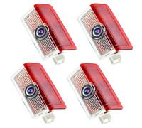 4Pcs Proyector de Luz LED para Puerta de Coche, Proyector de Luz de Bienvenida para A B C E Class, AMG, GLA GLB GLC GLE W166/ W176/ W246/ W205/ W212, Iluminación de Entrada LED para Puerta de Coche