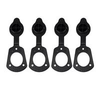4pcs PVC Flush-Mount Replacement Caps Flush Mount Accessory Fishing Rod Holder Caps Boat Fishing Rod Holder Cap for Kayak and Boat