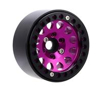 4pcs RC Castador de Ruedas Castador Taoxina Conjunto Accesorios de Aleación de Aluminio Fueros de Vehículos de Aluminio (Purple)