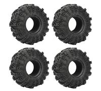 4pcs RC Crawler Tires 2.2 Inches | Rubber Material with Outstanding Grip & Strong Cushioning | Replacement for 1/10 Remote Control Crawler / SCX10 | Long - Lasting & Simple to