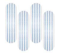 4Pcs Recambio de Microfibra de Mopa Plana para Vileda H2PrO y para O-Cedar H2PrO, Fregona Paños de Repuesto Lavables y Reutilizables