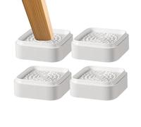 4pcs Rehausseurs De Meubles - 8 x 8 cm Lève-Meubles Autocollant | Elevadores ajustables para cama, silla, sofá, lavadora, frigorífico, escritorio, mesa, armario | Estabilidad y soporte robusto para