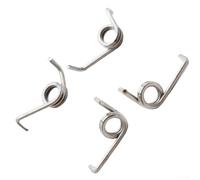 4pcs Reset Spring for Daiwa for ZILLION 1016 1514 1516 1520 Tatula 150 200 Coastal SV TW Casting Reel Repair Part 0.8mm Wire Diameter Silver Metal Replacement Accessory (B)