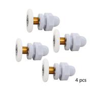 4pcs Roller Caster Sliding Casters Shower Door Rollers Shower Door Wheel Sliding Replacement Wheel