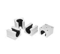 4PCS SBR12UU SBR16UU SBR20UU Bloque de rodamiento lineal CNC(550mm)