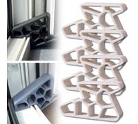 4PCS Secure Track Door Stop, Window Wedge to Keep Window Open，#1 | Patio Door Stay Hold Open, Patio Door Wedge, Window Stopper to Keep Window Open for Home Office Indoor for Windows Uses