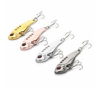 4pcs Señuelos de Pesca Atractivos Señuelos con 8# Ganchos