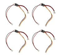 4PCS Single o Dual Way 1S Brushed ESC DC 3.5 a 6.0V 1.8A 10A Módulo electrónico del controlador de velocidad Compatible con motores de copa hueca para drones RC(One way(ZH1.5 plug))