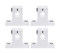 4pcs SK10 Soporte Riel Lineal 10mm, Soporte Fijación Aleación Aluminio, Accesorio Industrial Guía Movimiento, Herramienta Precisión Repuesto SK10