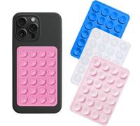 4Pcs Soporte de Silicona para Teléfono Móvil,Ventosa Movil,Soporte de Succión del Teléfono,Soporte Antideslizante Manos Libres para teléfono móvil,Compatible con Todos Los Modelos De Móvil